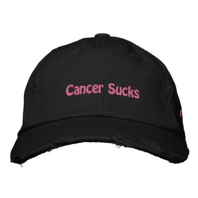 Cancer Sucks Embroidered Hat Cancer Sucks Embroidered Hat