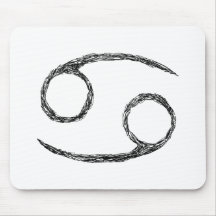 Cancer. Zodiac Astrology Sign. Mouse Pads