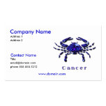 Cancer Zodiac Business Card