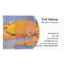 Cancer Zodiac Business Card Template