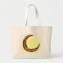 Cancer Zodiac - Moon Tote Bags