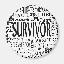 CancerWords Refrigerator Magnet