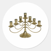 Candelabra111409 Round Sticker