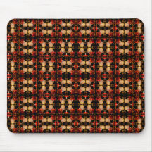 Candle Lights Grid Mouse Pad