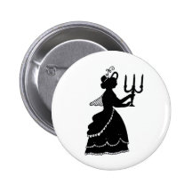 Candle silhouette button