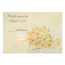 Candlelight RSVP Invitation