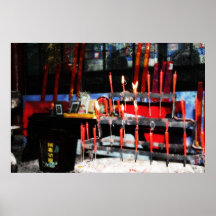 Candles of Worship Print