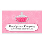 Candy Buffet and Dessert Bars Business Cards
