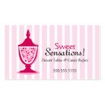 Candy Buffet and Dessert Tables Business Cards