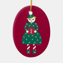 Candy Cane Martzkin Christmas Ornament