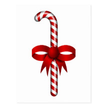 Candy Cane Post Card