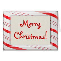 Candy Cane Stripes Card