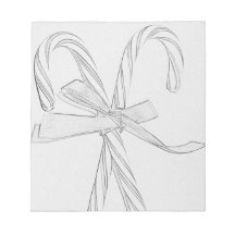 Candy Canes Note Pads