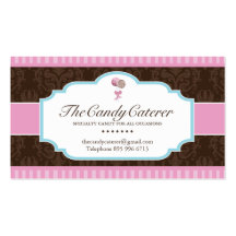 Candy Catering Business Card