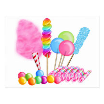 Candy Circus Postcard