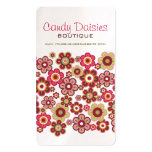 Candy Daisies Flowers Pattern Profile Card 2 business cards