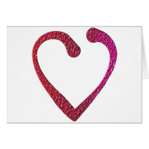 Candy Heart Greeting Card