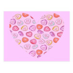 Candy Heart Post Cards