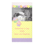 Candy Hearts Cupcakes Photo Greeting Card