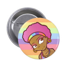 Candy Rainbows Button
