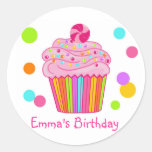 Candy Surprise Cupcake Stickers