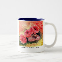 Caneca Rosas