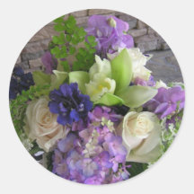 Canela Floral Wedding Bouquet Sticker