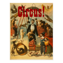 Canine Circus - Postcard #2
