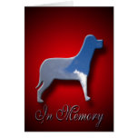 Canine Sympathy Card In Memory