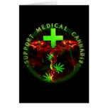 Cannabis Cross by Valxart.com Cards