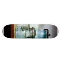 Canning Jars on Shelf Skate Boards
