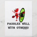 Canoe Slalom - Paddles Well With Others Full Color Flyer