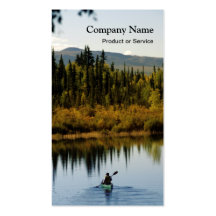 Canoeing business card