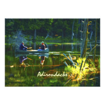 Canoeing in the Adirondacks Personalized Announcement