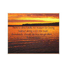 Canvas Photograph- Sunset On The Lake Stretched Canvas Prints