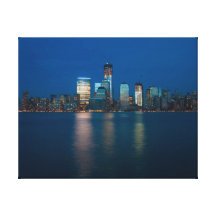 Canvas print: New York City Night Skyline