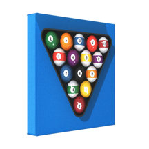 Canvas Print: Pool Balls / Billiards