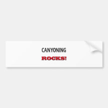 Canyoning Rocks Bumper Stickers