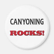 Canyoning Rocks Magnet