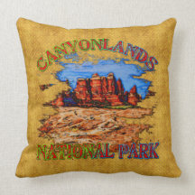 Canyonlands National Park Throw Pillow