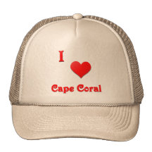 Cape Coral -- Red Trucker Hats