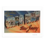 Cape May, New Jersey - Large Letter Scenes Post Card