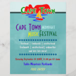 Cape Town Music Festival Custom Flyer