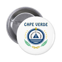 Cape Verde Coat Of Arms Pinback Button