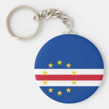 Cape Verde Flag Keychain
