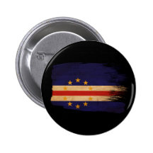 Cape Verde Flag Pinback Buttons