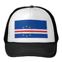 Cape Verde Flag Trucker Hats