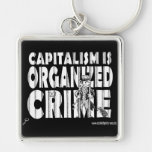 Capitalism is Organised Crime Keychains