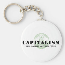 Capitalism Key Chain