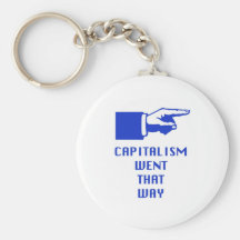 capitalism keychain